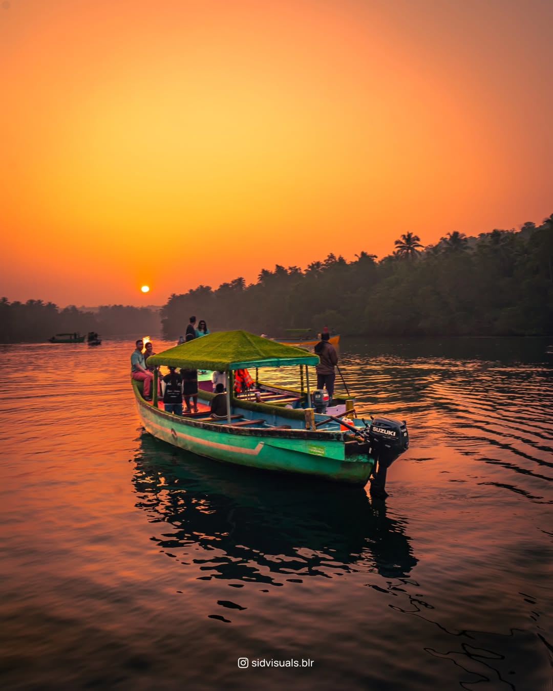 Backwater sunset cruise